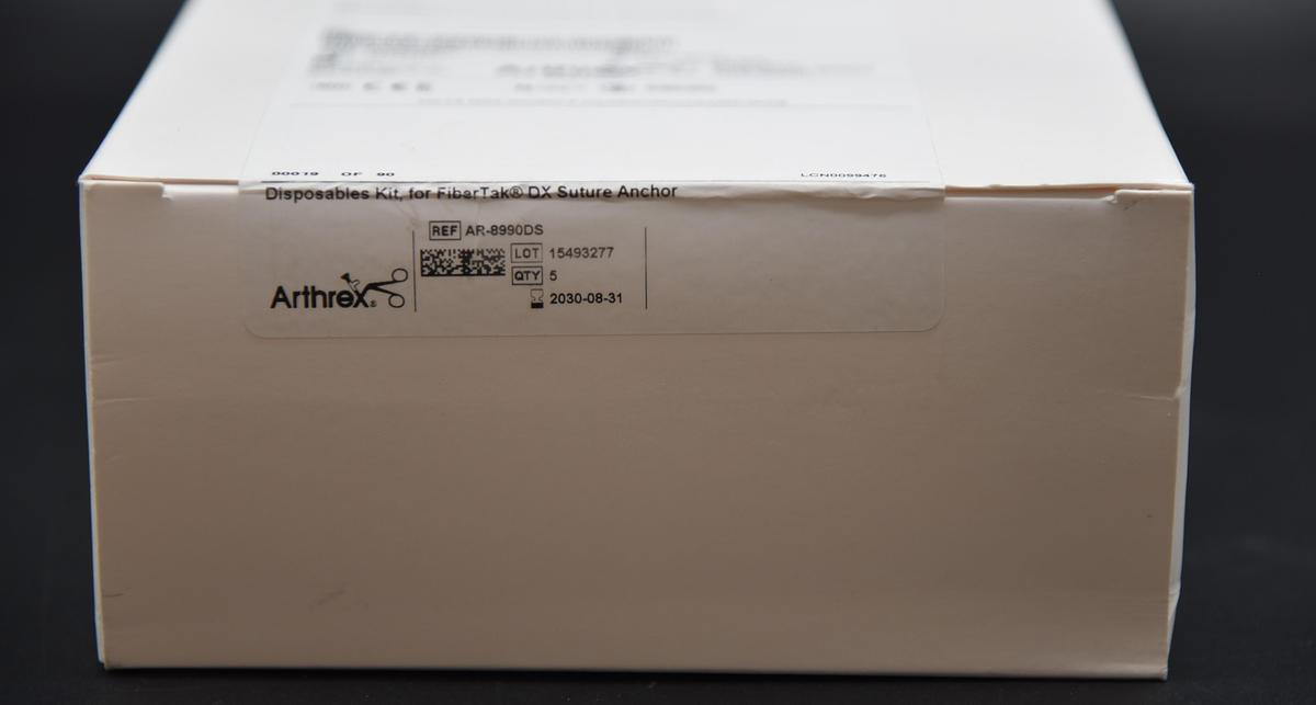 ARTHREX AR-8990DS Arthroscopic Disposables Kit, In-Date, Box of 5