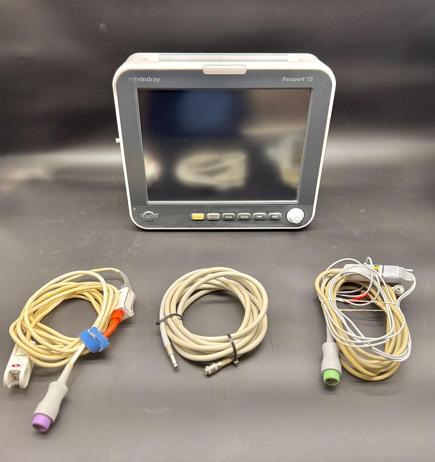 Used Mindray Passport 12 W/CO2 Multiparameter Patient Monitor, 6105F-PA00001