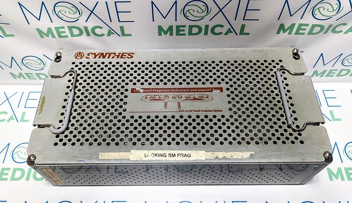 Used SYNTHES Locking Small Fragment LCP Instrument and Implant Set