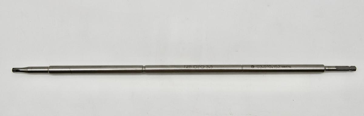 Used Synthes 03.010.152 StarDrive/ Hex Screwdriver Shaft, 3.5mm