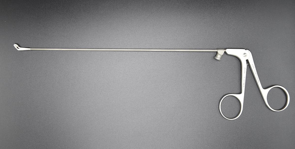 Used Karl Storz Forcep 8591U Spoon Forcep 4mm Cupped Jaw WL 23cm For ENT