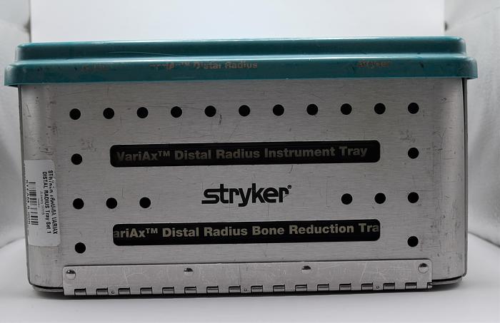 Used Stryker VariAx Distal Radius Locking Plate System Tray Instruments Ref 29-13012