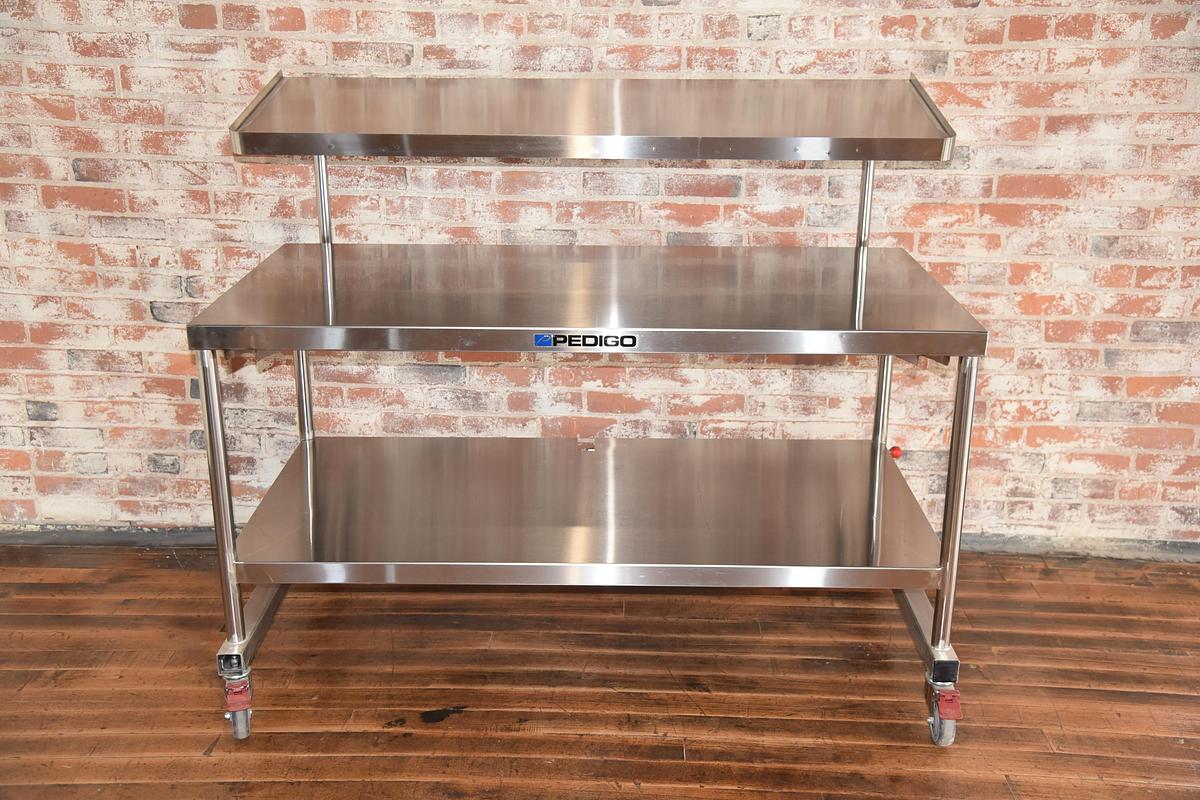 Used Pedigo Pedigo Space Station Central Supply Work Table CDS-3060