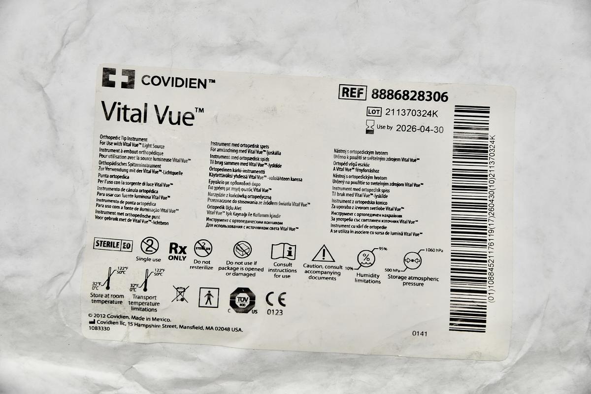Covidien 8886828306 Vital Vue Orthopedic Tip Instrument (x)