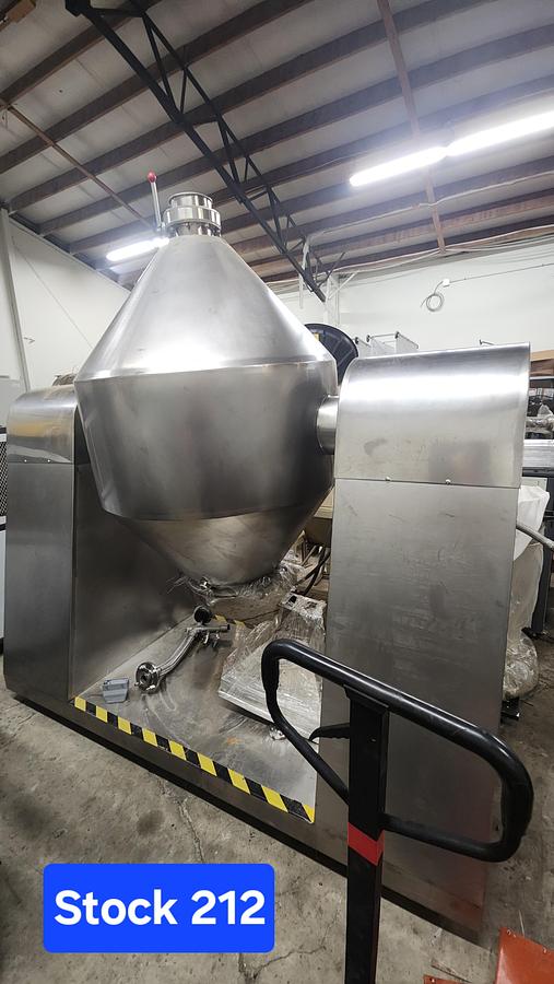 Used Double Cone dryer and powder mixer