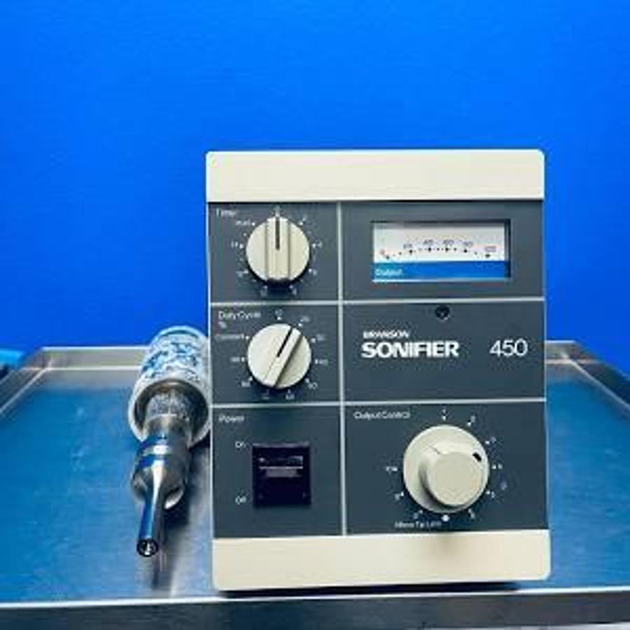 Used Branson Sonifier 450 – Ultrasonic Cell Disruptor