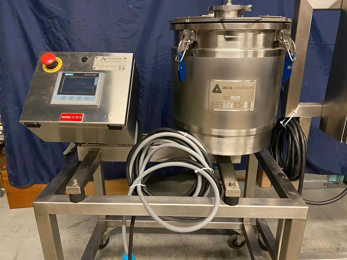 Used Delta Cup 15 Ethanol Extraction Centrifuge System