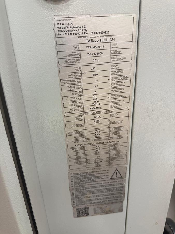 Used TAE EVO TECH 031