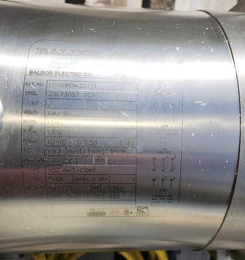 Used Tri Clover Stainless Steel Sanitary Centrifugal Pump 5 HP