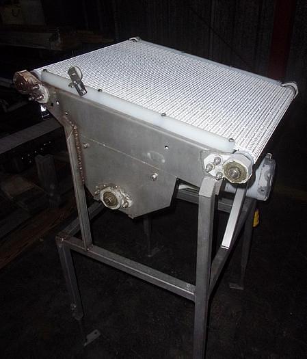 Used 20 Inch Wide X 27 Inch Long Intralox Belt Conveyor Stainless Steel Sanitary