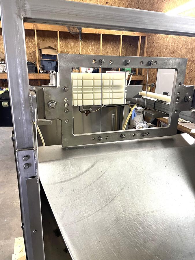 Used GMC Tu Way 40 Pound Block Cheese Cutter Stainless Steel Sanitary