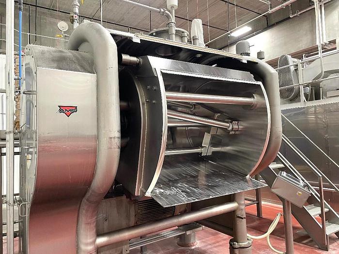 Used AMF 1300 Pound Stainless Steel Triple Roller Bar Mixer