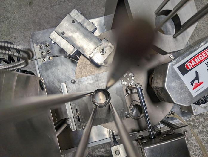 Used Osgood Stainless Steel Sanitary Rotary Cup Filler