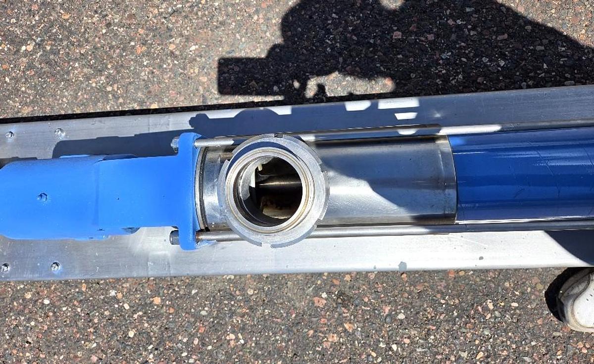 Used Seepex Moyno Pump Stainless Steel Sanitary 4 Inch