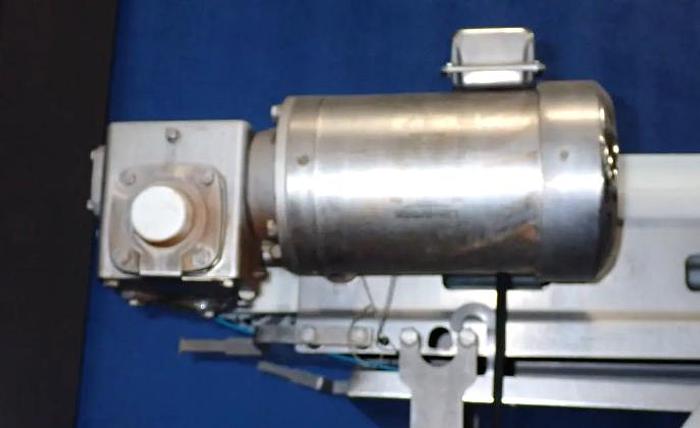 Used Dorner 14 Inch X 78 Inch Sanitary Blue Belt Conveyor