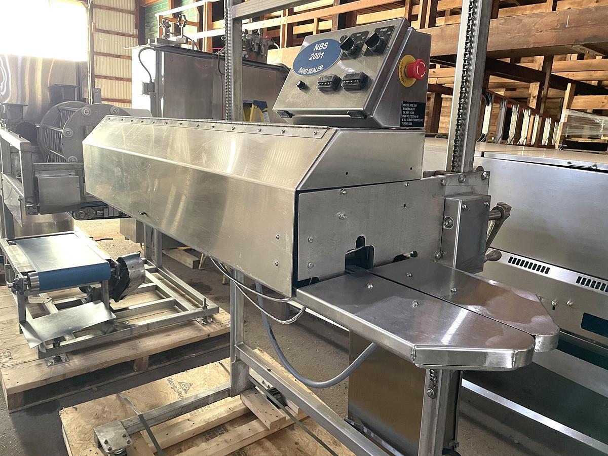 Used NBS Continuous Band Sealer Model NBS 2001 All Stainless Steel