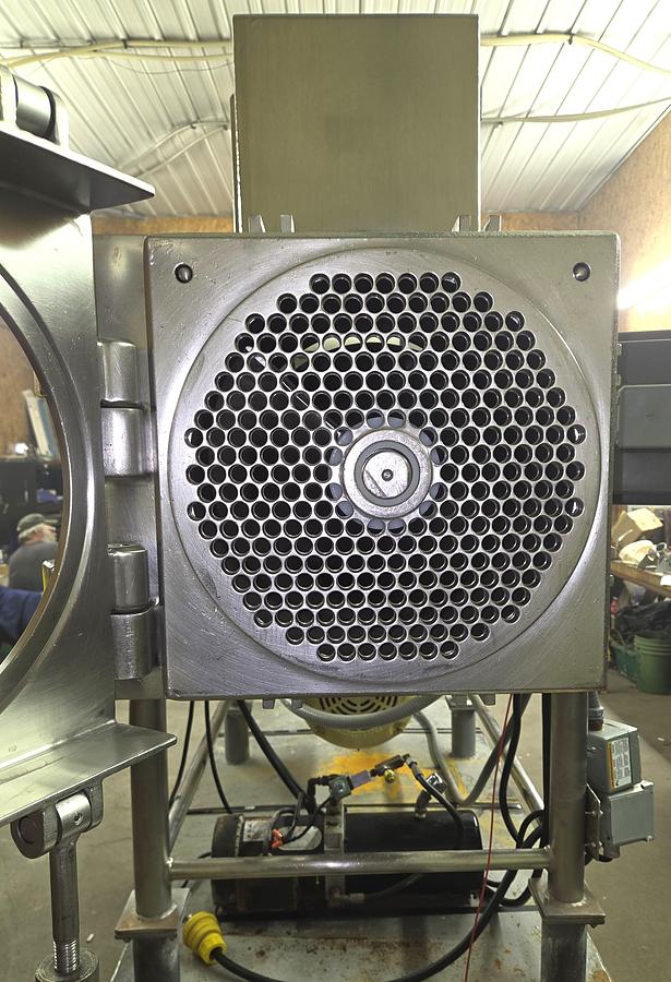 Used Koss Model 11GS 11 Inch Cheese Grinder Stainless Steel Sanitary