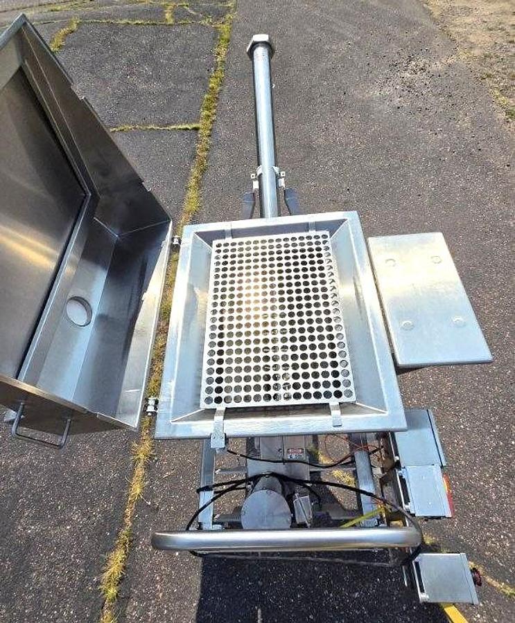 Used Loos Stainless Steel Sanitary 3 Inch Ingredient Feeder