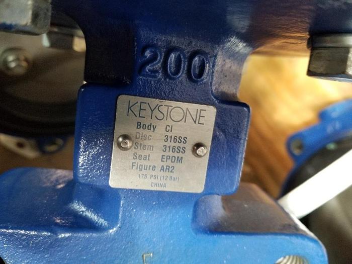 Keystone Butterfly Valves with Morin Actuator Stainless Steel