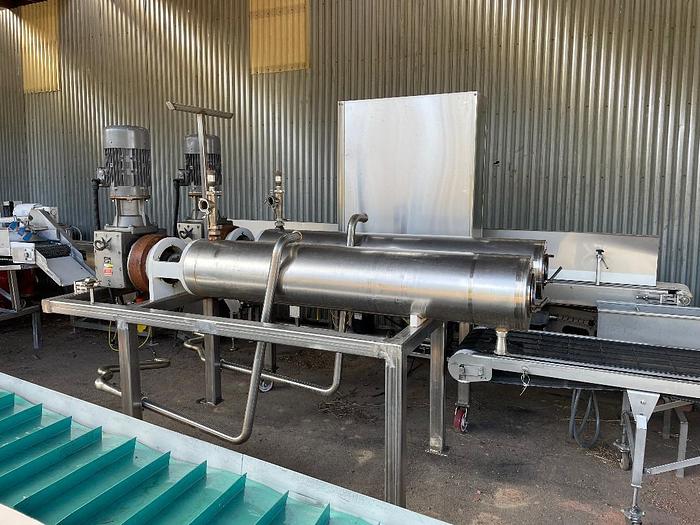 Used Chemetron Twin Tube Votator 6 X 72 Stainless Steel Sanitary