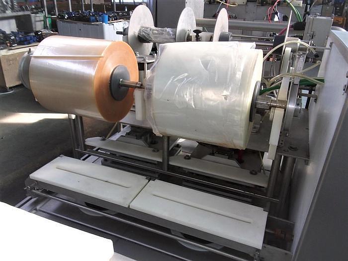 Used PMR Model 1300 Dual Lane Continuous Container Filler Sealer Lidder Stainless Steel Sanitary