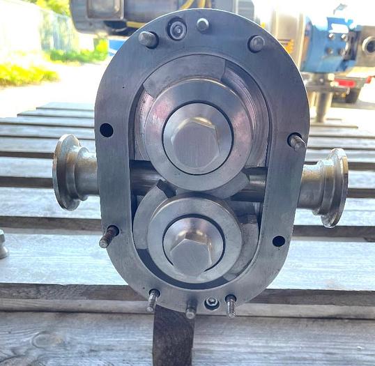 Used Waukesha SPX Stainless Steel Sanitary Positive Displacement Pump Model 015U2