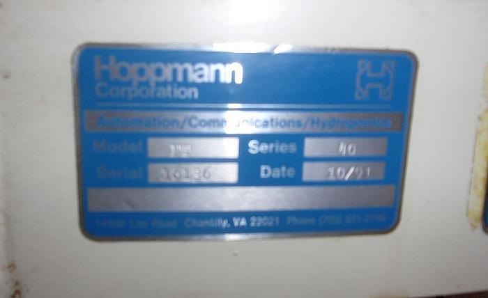 Used Hoppman Centrifugal Bottle Feeder/Sorter Model FT/40