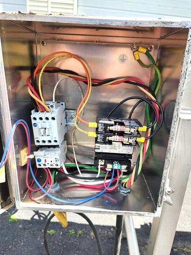 Used CHL Stainless Steel Incline Belt Conveyor 15 Inches X 103 Inches