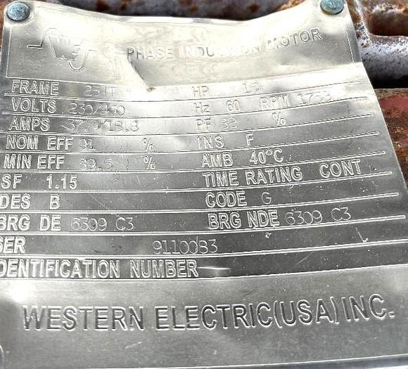 Used C. Lowe and Son Stainless Steel 20 Cu Ft Double Ribbon Blender