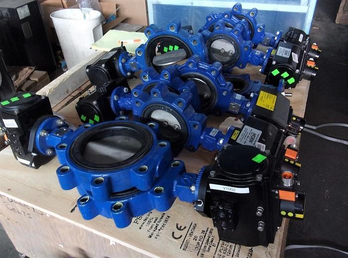 Keystone Butterfly Valves with Morin Actuator Stainless Steel