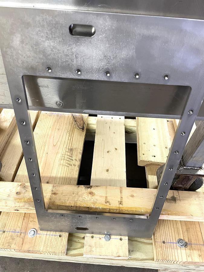 Used GMC Tu Way 40 Pound Block Cheese Cutter Stainless Steel Sanitary