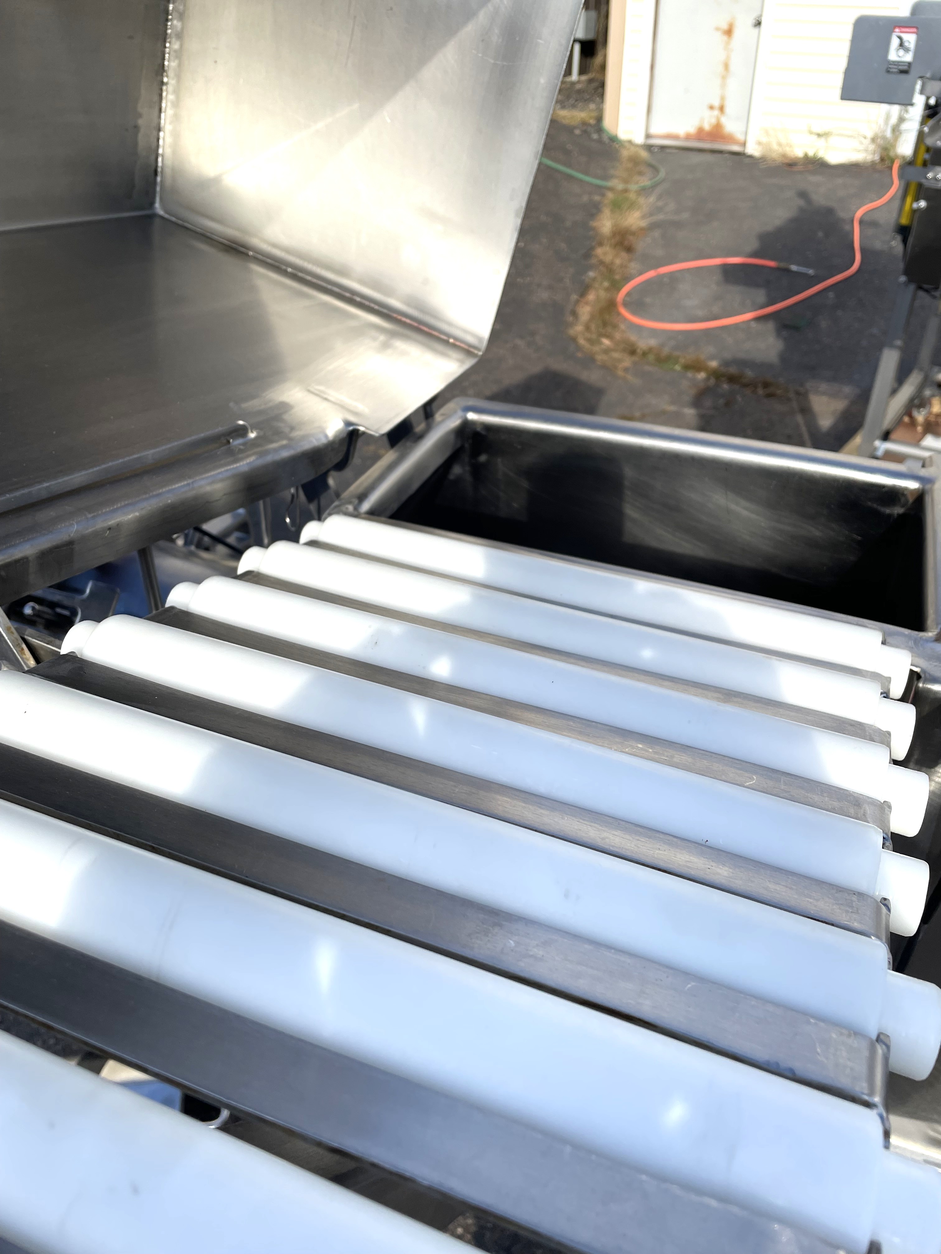 Used Koss Model 8GS Stainless Steel Sanitary Cheese Grinder