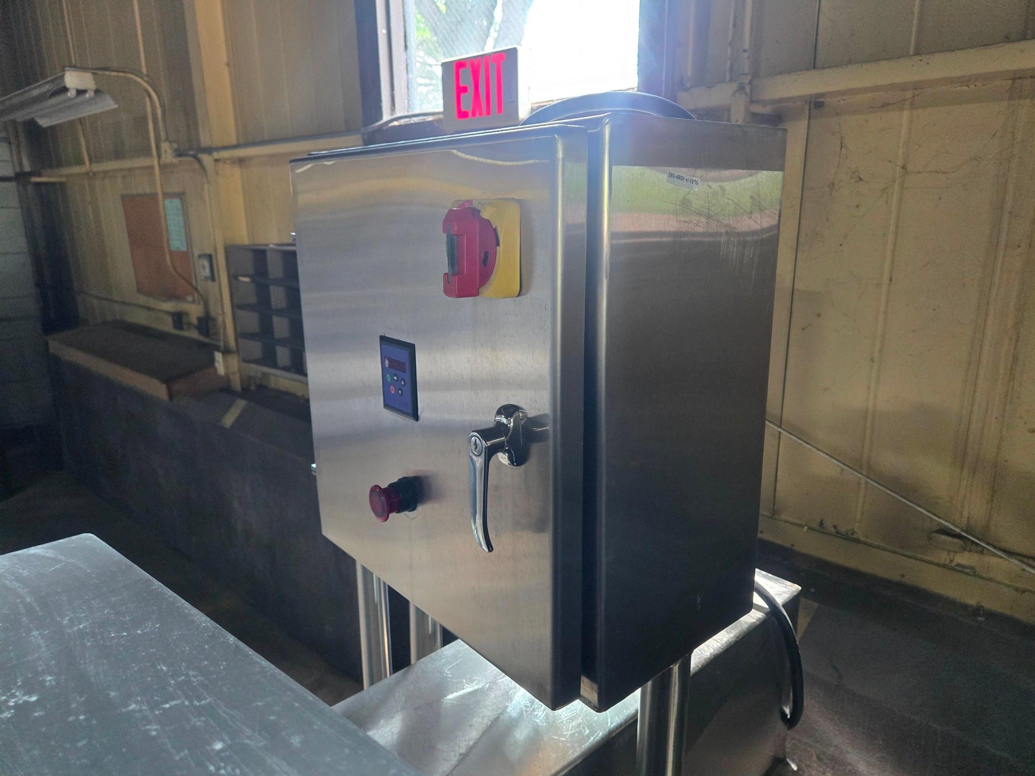Used Koss Model 8GS Stainless Steel Sanitary Cheese Grinder