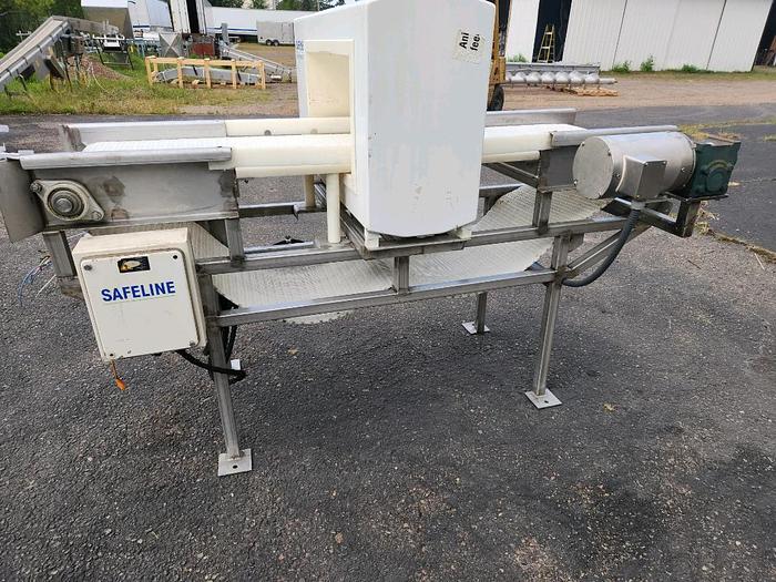 Used Safeline Power Phase Plus Metal Detector 12 X 24 Aperature Opening