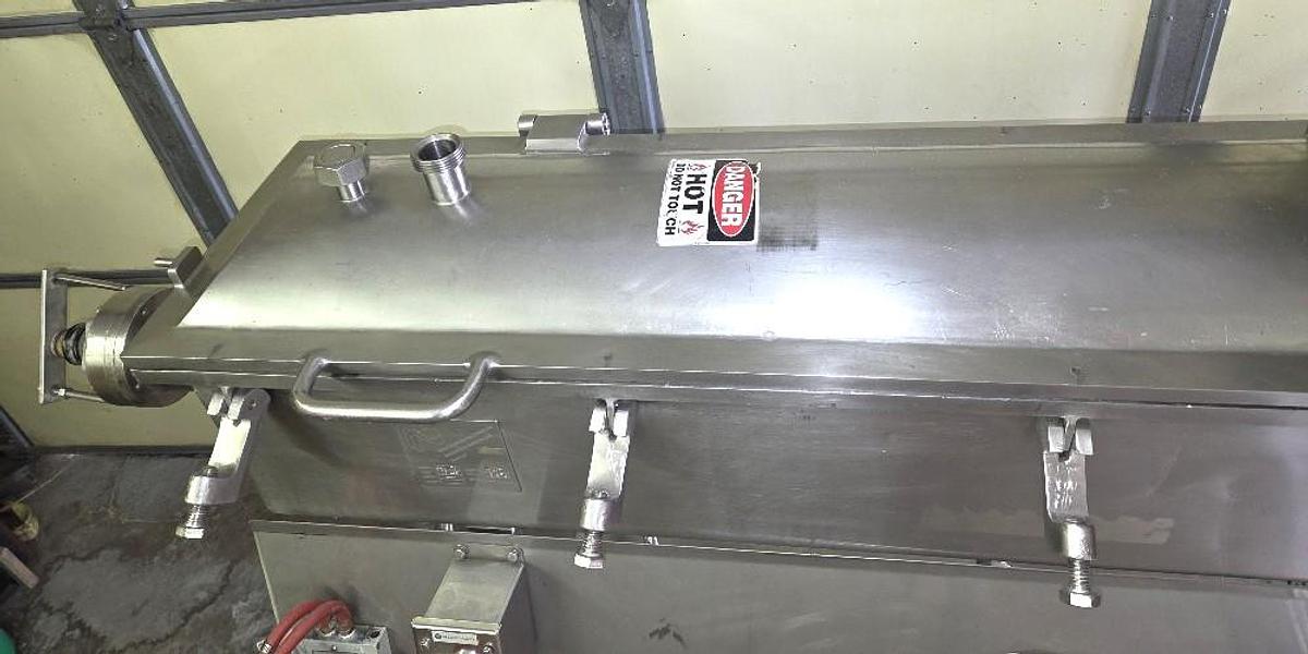 Used Stainless Steel Sanitary Steam Injected Screw Cooker