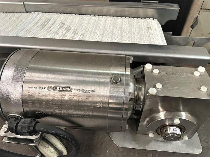 Used 10 Inch Wide X 281 Inches Long Incline Intralox Belt Conveyor Stainless Steel Sanitary