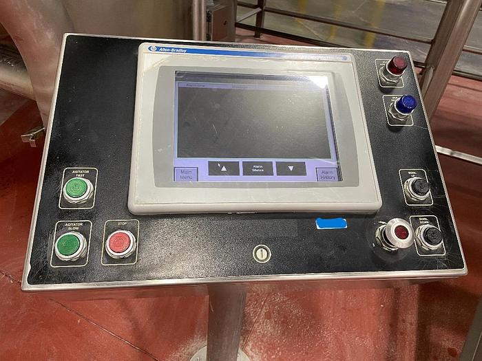 Used AMF 1300 Pound Stainless Steel Triple Roller Bar Mixer