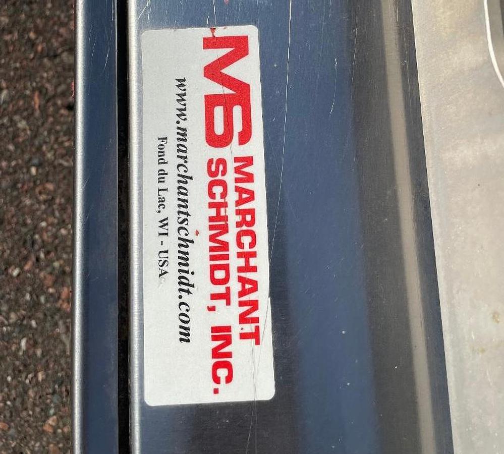 Used MARCHANT SCHMIDT STAINLESS STEEL SANITARY INCLINE SCREW FEEDERS 3 INCH