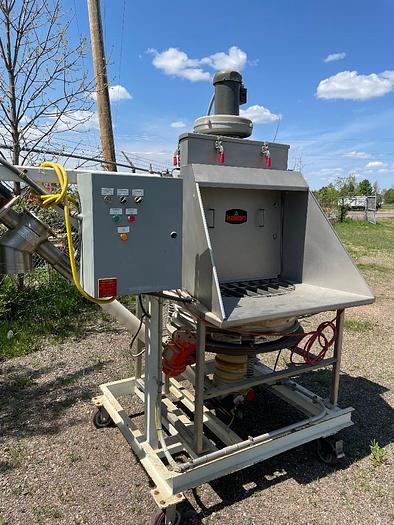 Used 2008 Kason Model KBDS30/316SS Stainless Steel Bag Break with 30" Screener and Screw Feeder