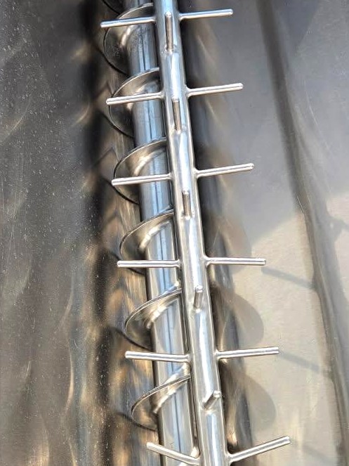 Used Loos Stainless Steel Sanitary 3 Inch Ingredient Feeder