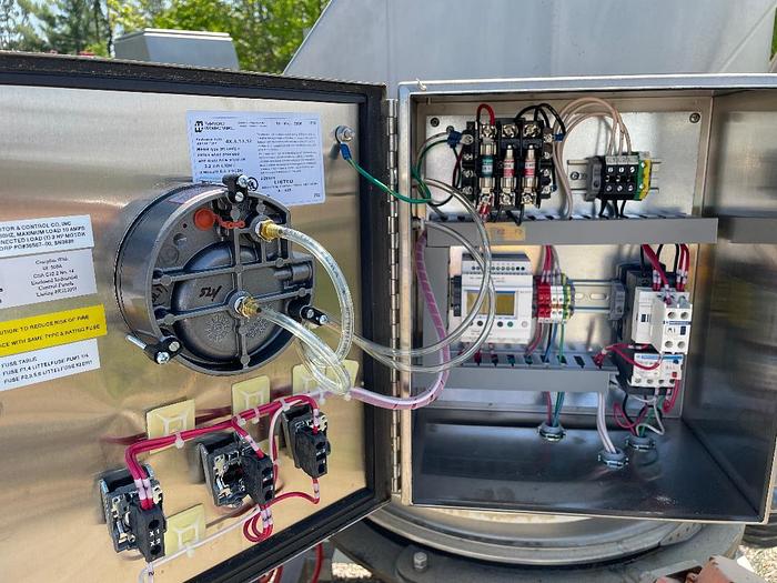 Used 2008 Kason Model KBDS30/316SS Stainless Steel Bag Break with 30" Screener and Screw Feeder