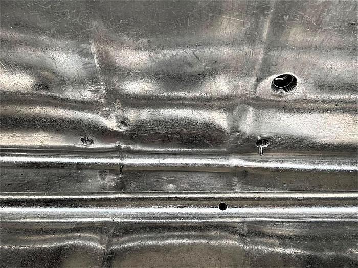 Used Stainless Steel 8 Foot COP Tank 213 Gallons with Tri Clover Pump