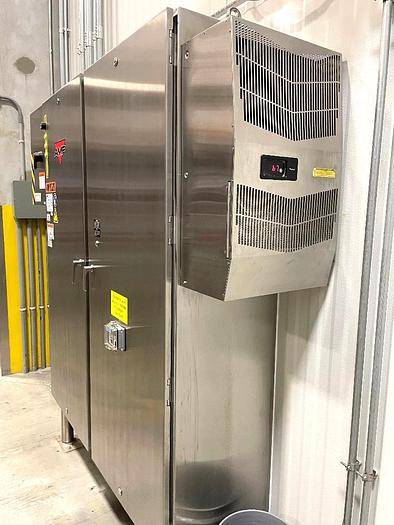 Used AMF 1300 Pound Stainless Steel Triple Roller Bar Mixer