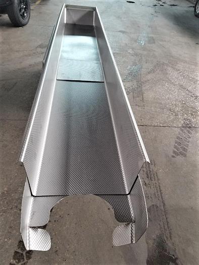 Used Vibratory Scale Feeder 16 Inches Wide X 112 Inches Long Stainless Steel Sanitary