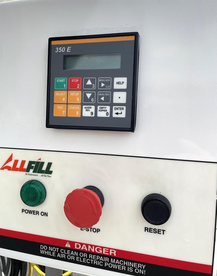 Used All Fill Model B350E Semi Automatic Auger Filler