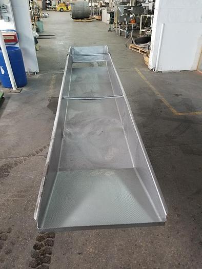 Used Vibratory Scale Feeder 24 Inches Wide X 132 Inches Long Stainless Steel Sanitary