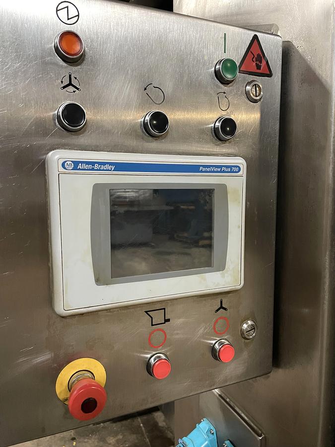 Used Bundy Shaffer Stainless Steel Sanitary Triple Roller Arm Blender