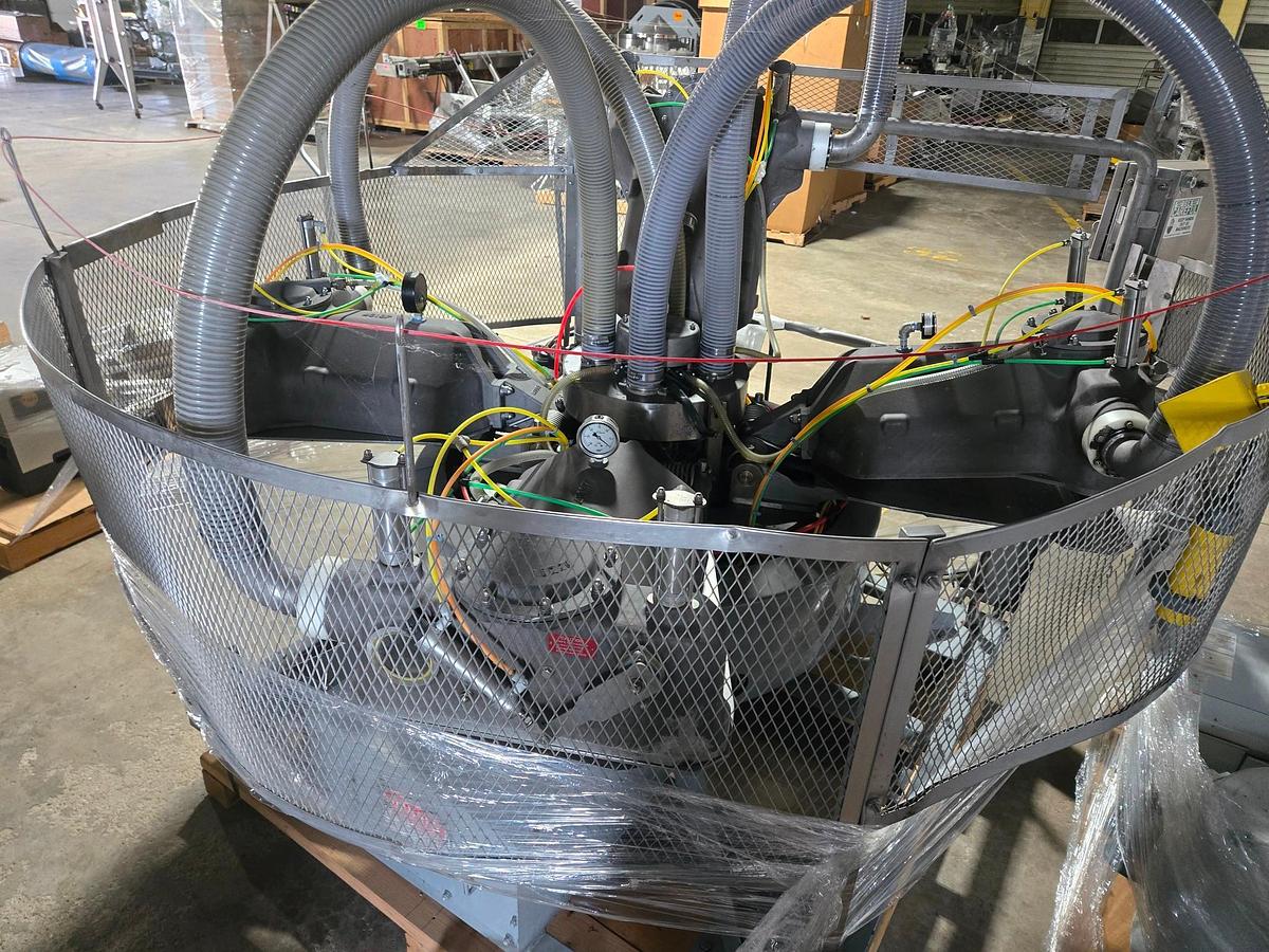 Used Cryovac 8610 Rotary Vacuum 4 Chamber Packaging Machine