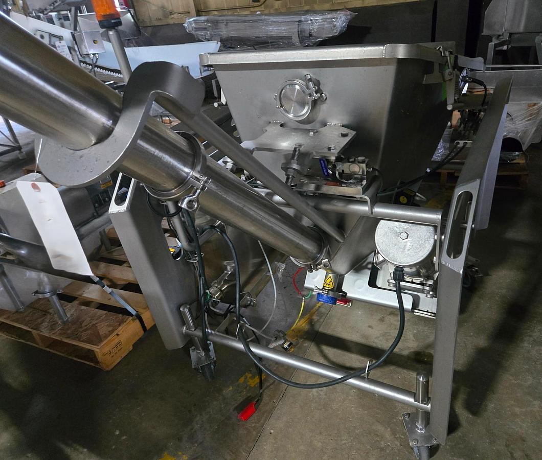 Used MARCHANT SCHMIDT STAINLESS STEEL SANITARY INCLINE SCREW FEEDERS 3 INCH