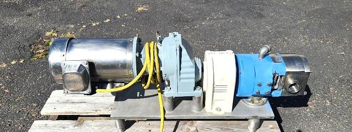 Used Fristam Stainless Steel Sanitary Positive Displacement Pump Model 58L